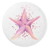 Starfish Knoblauch für Dresser oder Nachtständer Keramikknauf (Vorderseite)