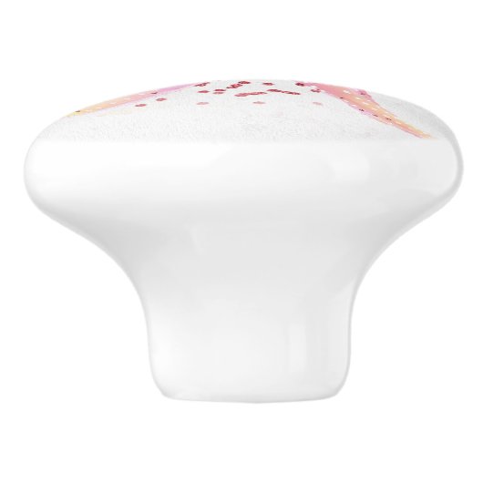 Starfish Knoblauch für Dresser oder Nachtständer Keramikknauf (Seitenansicht)