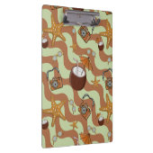 Starfish, Kokosnüsse und Kameras-Zwischenablage Klemmbrett (Rechts)