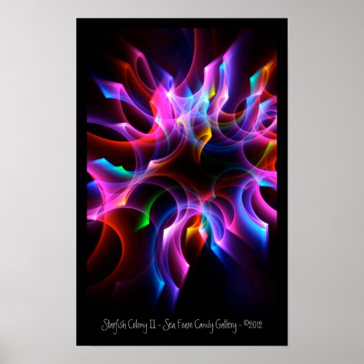 Starfish-Kolonie II Poster (Vorne)