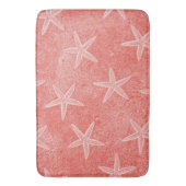 Starfish-Korallen-Rosa Badematte (Vorderseite Vertikal)