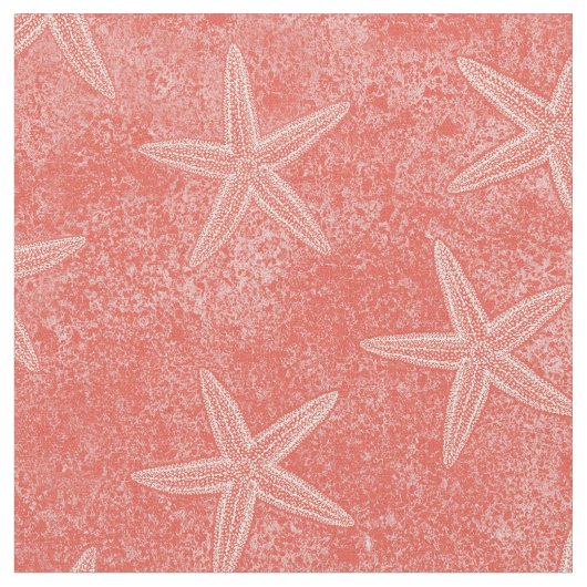 Starfish-Korallen-Rosa Stoff (Nahaufnahme)