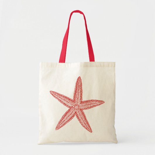 Starfish-Korallen-Rosa Tragetasche (Vorne)