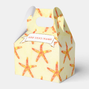 Starfish Kunstmuster Individuelle Name Geschenkschachtel