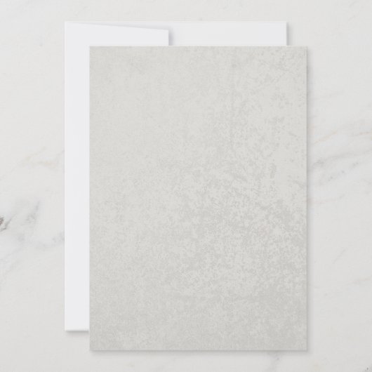 Starfish Lace Gray and Aqua Wedding Einladung (Rückseite)