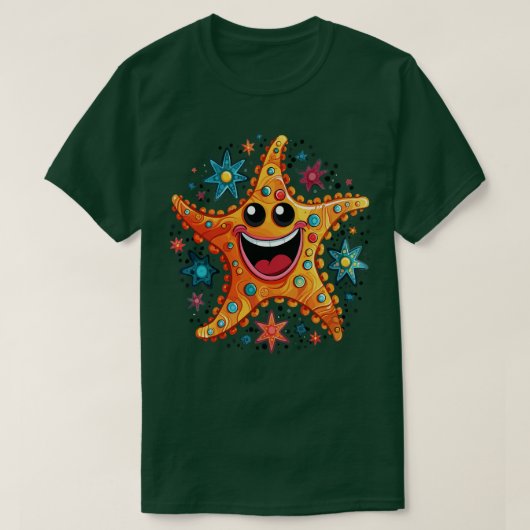 Starfish lächeln T-Shirt (Design vorne)