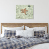 Starfish Leinwanddruck (Insitu (Schlafzimmer))