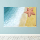 Starfish Leinwanddruck (Insitu (Holzboden))