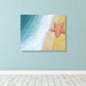 Starfish Leinwanddruck (Insitu (Holzboden))