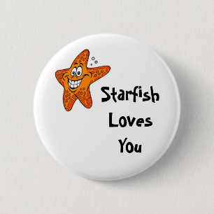 Starfish-Lieben Sie Button