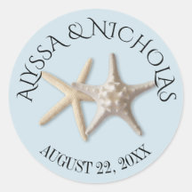Starfish Light Blue Wedding