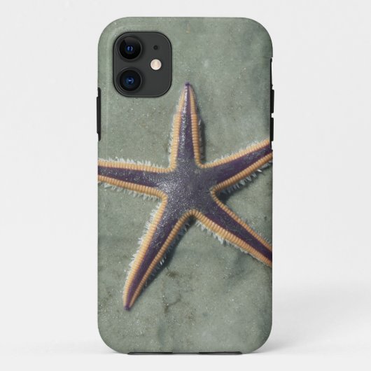 Starfish Lila Seestern am Strand Case-Mate iPhone Hülle (Rückseite)