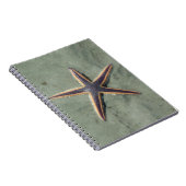 Starfish Lila Seestern am Strand Notizblock (Rechte Seite)