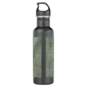 Starfish Lila Seestern am Strand Trinkflasche (Rückseite)