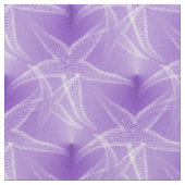 Starfish-lila Strand-Gewebe Stoff (Nahaufnahme)