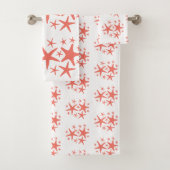 Starfish Malerei Korallenbad Handtuchhandtuch Set (Insitu)