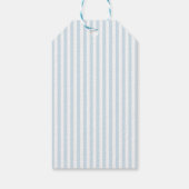 Starfish Malerei nautical Blue Stripe Küste Geschenkanhänger (Rückseite)