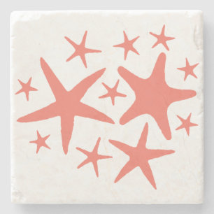 Starfish Marble Stone Untersetzer
