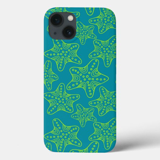 Starfish-Mengen-Muster Case-Mate iPhone Hülle (Rückseite)