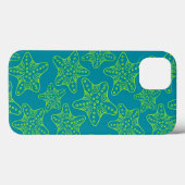 Starfish-Mengen-Muster Case-Mate iPhone Hülle (Rückseite (Horizontal))