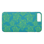 Starfish-Mengen-Muster Case-Mate iPhone Hülle (Rückseite (Horizontal))