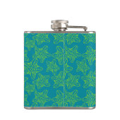 Starfish-Mengen-Muster Flachmann (Rückseite)