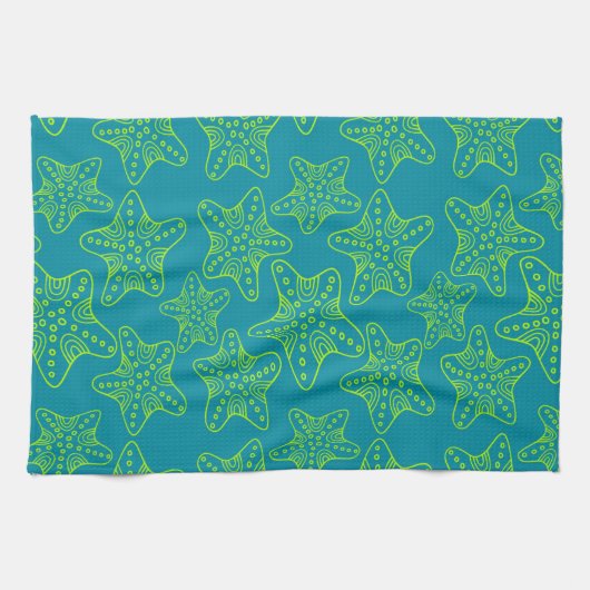 Starfish-Mengen-Muster Handtuch (Horizontal)