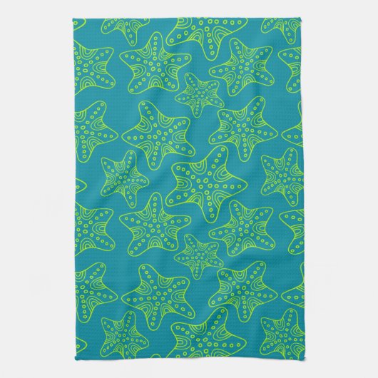 Starfish-Mengen-Muster Handtuch (Vertikal)