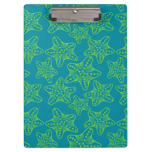 Starfish-Mengen-Muster Klemmbrett