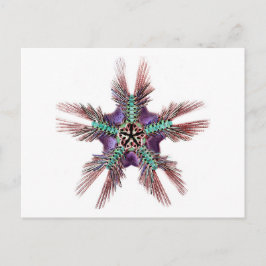 Starfish mit Featherwaffen Postkarte