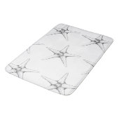 Starfish, modern, mit Meerblick, Badezimmerbadezim Badematte (Schrägansicht)