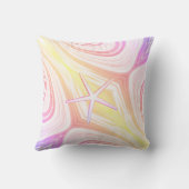 Starfish Multicolor Pink Abstrakter Muttertag Kissen (Rückseite)