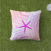 Starfish Multicolor Pink Künstlerische gelbe Dekor Kissen (Golfball-Marker)