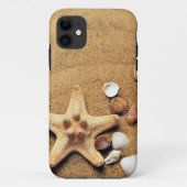 Starfish Muscheln Case-Mate iPhone Hülle (Rückseite)