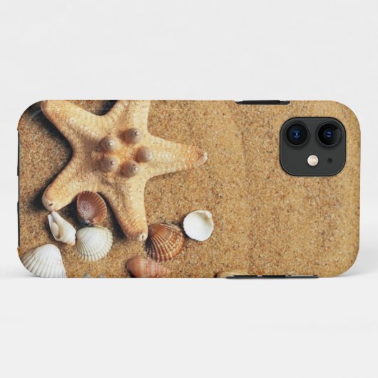 Starfish Muscheln Case-Mate iPhone Hülle (Rückseite (Horizontal))