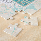 Starfish Muscheln Griechischer Musterstrand Puzzle (Seite)