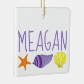 Starfish Muscheln Seashore Beach House Urlaub Keramikornament (Rechts)