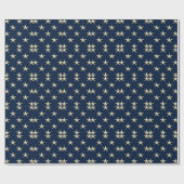 Starfish Muster auf festem Hintergrund Geschenkpapier (Flach)