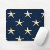 Starfish Muster auf festem Hintergrund Mousepad (Mit Mouse)