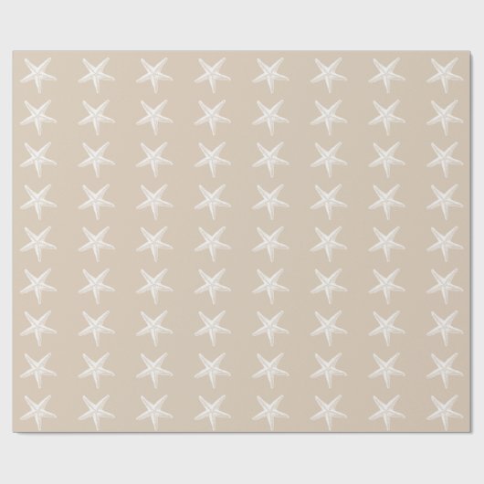 Starfish-Muster Geschenkpapier (Flach)