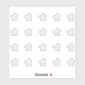 Starfish Muster Niedliche Meereswelt Beach Ocean S Aufkleber (Blatt)