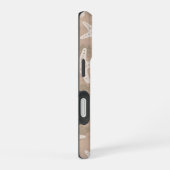 Starfish Muster Sand Beige iPhone 16 Hülle (Rechte Seite)