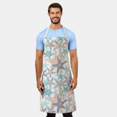 Starfish Nahtlose Muster-Schürze Schürze (Getragen)