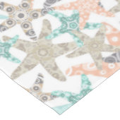 Starfish Nahtloses Muster Tischdecke (Schrägansicht)