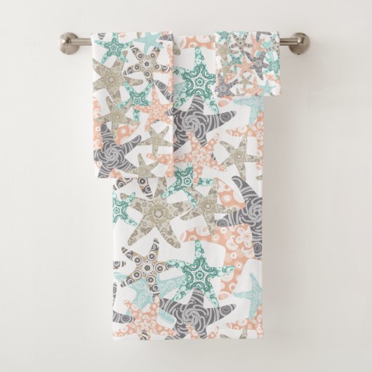 Starfish Nahtloses Patternbadehandtuch Set (Insitu)