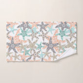Starfish Nahtloses Patternbadehandtuch Set (Handtuch)