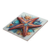 Starfish Nautic Coastal Beach Fliese (Seite)