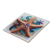 Starfish Nautic Coastal Beach Fliese (Seite)