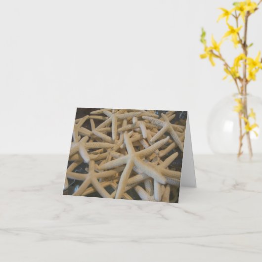"Starfish" Notecard Karte (Gelbe Blume)