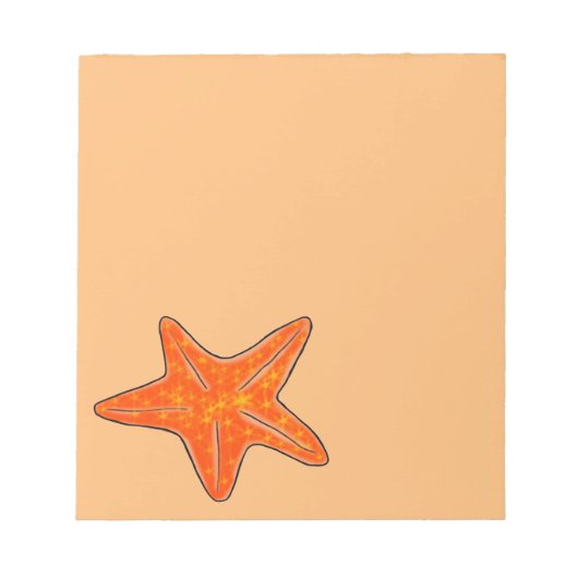Starfish Notepad Notizblock (Vorderseite)
